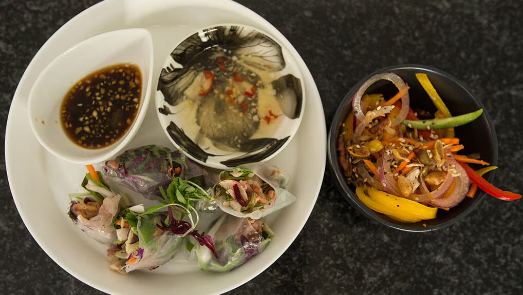 Goi Cuon with Nuoc Cham & Goi Gu GU