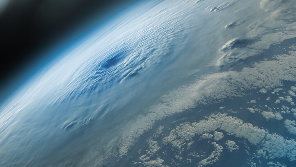 Huragany widziane z góry